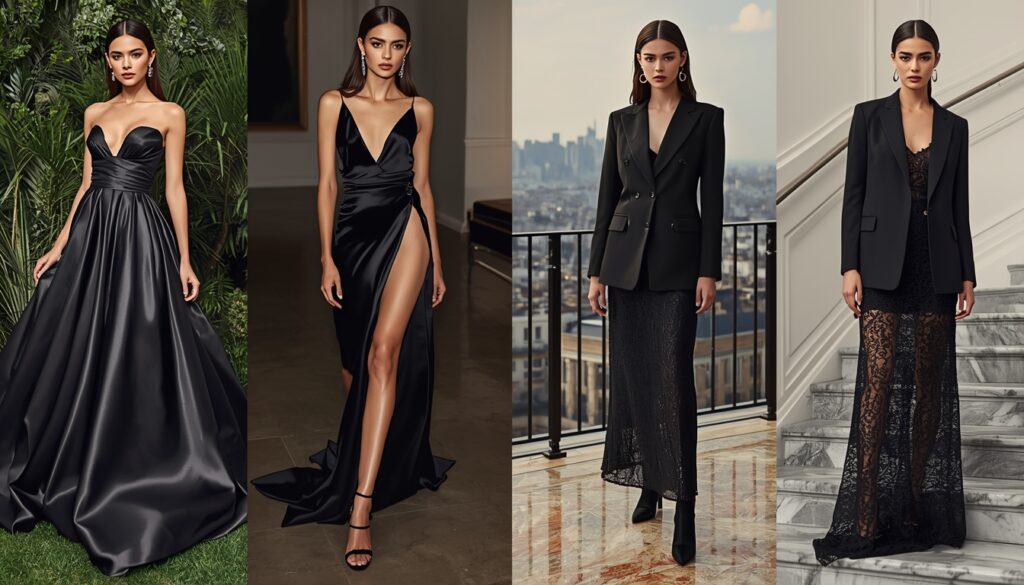 Black Wedding Guest Dress