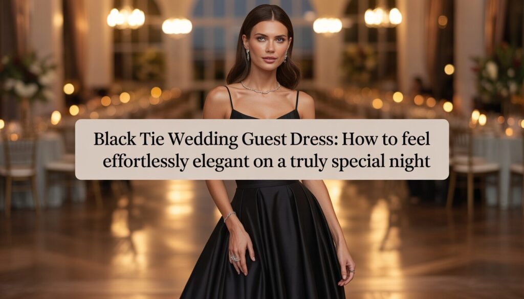 Black Tie Wedding Guest Dress