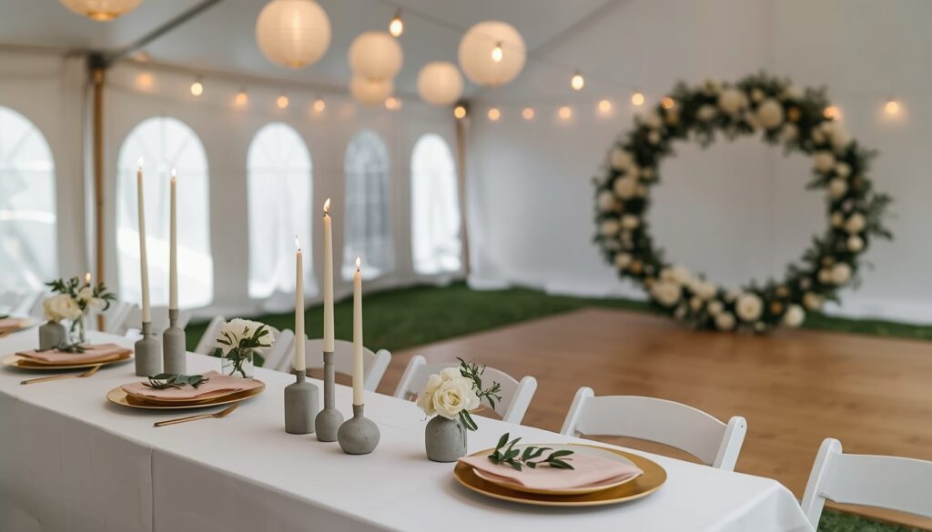 wedding table decorations