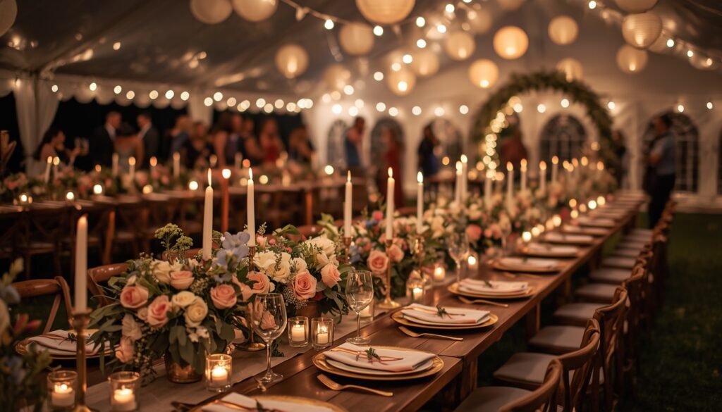 wedding table decorations