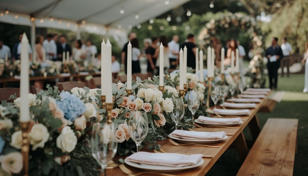 wedding table decorations