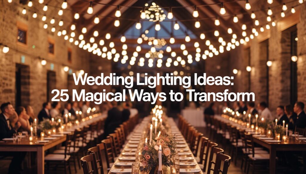 Wedding Lighting Ideas