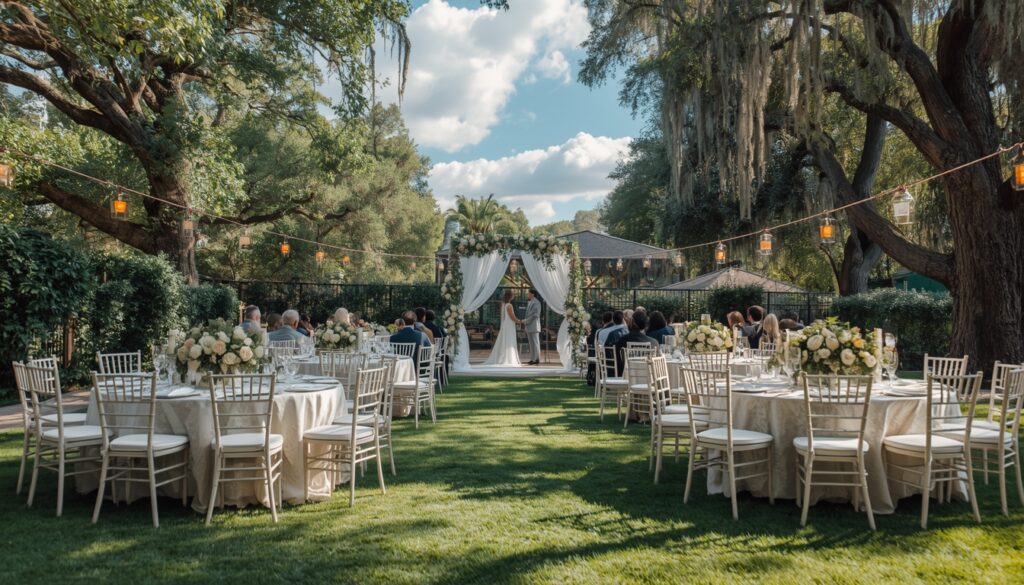 Backyard Wedding Decor